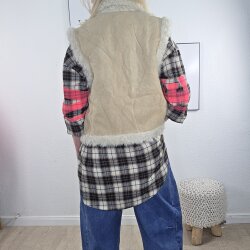 Fake Fur Wende Weste