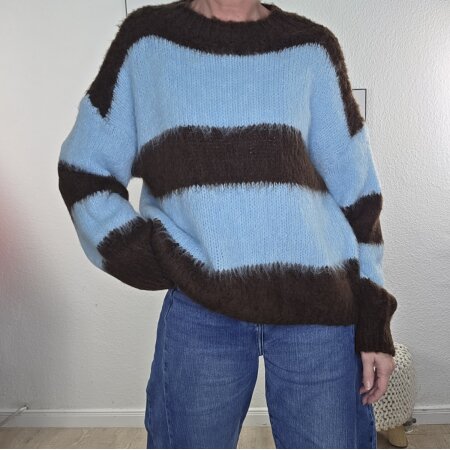 Blockstreifen Pullover- One Size
