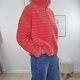 Teddy Jacke mit Streifen- One Size