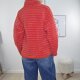 Teddy Jacke mit Streifen- One Size