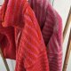 Teddy Jacke mit Streifen- One Size