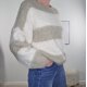 Blockstreifen Kuschel Pullover- One Size