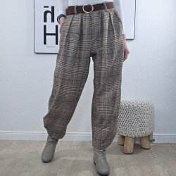 Glencheck Flanell Pumphose- One Size