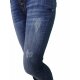 Buena Vista Damen Jeans Malibu Stretch Denim Middle Blue