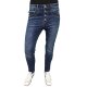 Karostar Denim Stretch Baggy-Boyfriend-Jeans boyfriend 4 Knöpfe offene Knopfleiste weitere Farben