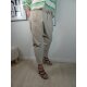 Italy Damen Harems Hose |Freizeit Jogg Pants mit tiefen Schritt | Aladin Sweat mit schrägen Nähten