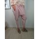 Italy Damen Harems Hose |Freizeit Jogg Pants mit tiefen Schritt | Aladin Sweat mit schrägen Nähten
