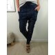 Karostar Damen  Jeans| lange Jeans Hose aus weichem Sweat Denim| Schlupfhose aus Jogg Stoff | athleisure Pants