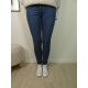 Buena Vista Malibu | Damen Jeans Hose in coloured Denim | Stretch Denim Pants mit dekorativer Knopfleiste kornblume XS Kornblume