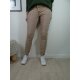 Buena Vista Malibu Damen Jeans Hose in coloured Denim  Stretch Denim Pants mit Knopfleiste stucco S