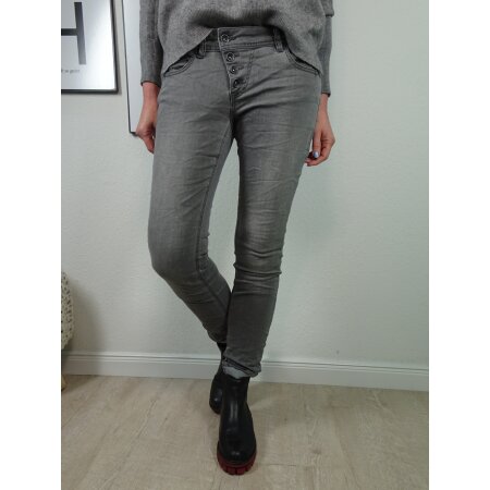 Buena Vista Damen Stretch Jeans Hose Malibu S Grey