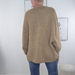 Kuschelwolle Pullover Batwing- One size