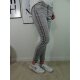Jewelly Stretch Jeans| im Baggy Boyfriend Schnitt| Damen Hose mit Knopfleiste | colored denim XS grau