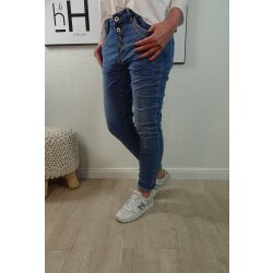 Karostar Boyfriend Jeans open button- verschiedene Waschnungen- von Gr. M bis 4XL