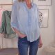 Fischerhemd VINTAGE WASHED- One Size One Size-Hellblau