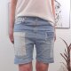 Coole Jeans Shorts mit Flicken und Spitze