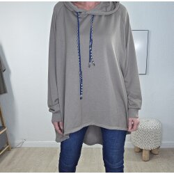 Oversized Vokuhila Hoodie