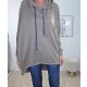 Oversized Vokuhila Hoodie